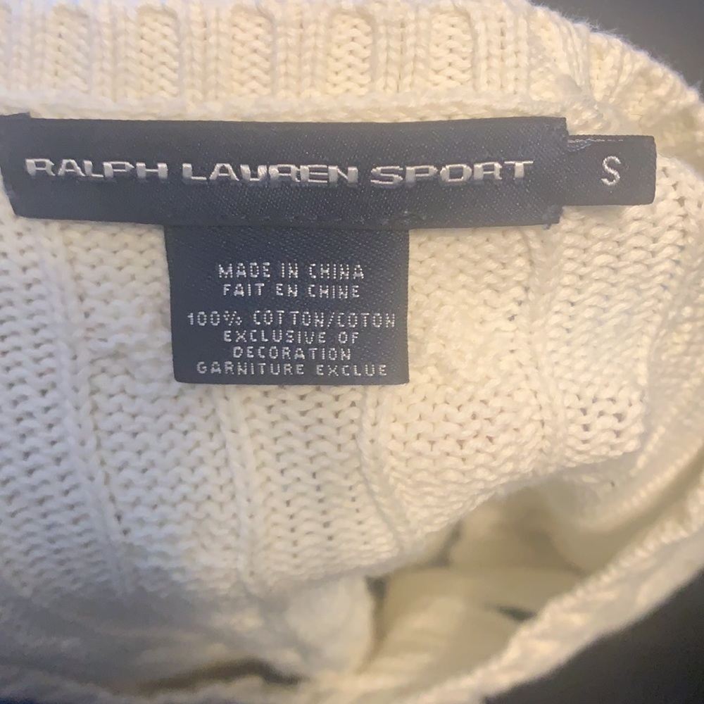 Women polo v neck sweater - Picture 3 of 3